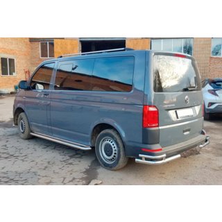 Esquinas traseras AK003-Double (2 uds, acero inoxidable) Volkswagen T6 2015-2024 foto 3
