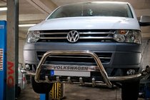 Volkswagen T5 2010-2015 Defensa Delantera WT004ST (Acero Inoxidable) foto 1