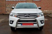 Toyota Hilux 2015- Defensa Delantera WT007 (Acero Inoxidable) foto 4