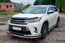 Toyota Highlander 2013-2019 Defensa Delantera ST-Special Acero Inoxidable foto 2