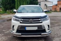 Toyota Highlander 2013-2019 Defensa Delantera ST-Special Acero Inoxidable foto 3