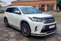 Toyota Highlander 2013-2019 Defensa Delantera ST-Special Acero Inoxidable foto 4
