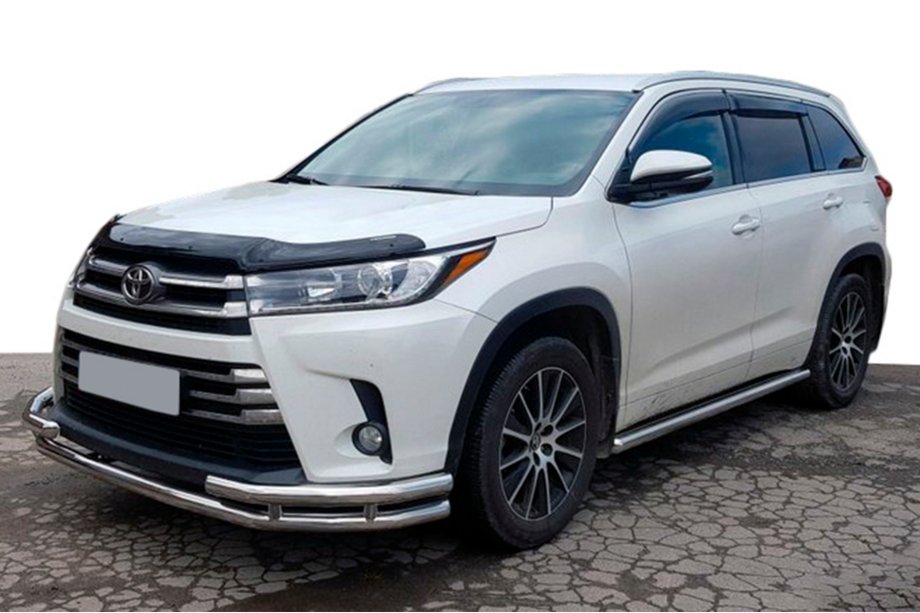 Toyota Highlander 2013-2019 Defensa Delantera ST-Special Acero Inoxidable Image