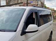 Volkswagen T5 Multivan 2003–2010 Barras de techo integradas (negras) foto 40