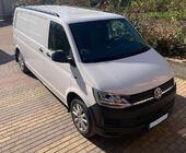 Volkswagen T6 2015-2024 Barras de techo integradas (negras) foto 37