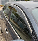 Renault Megane IV 2016-2025 Deflectores de Ventana con Moldura Cromada HB (4 uds, Niken) foto 1