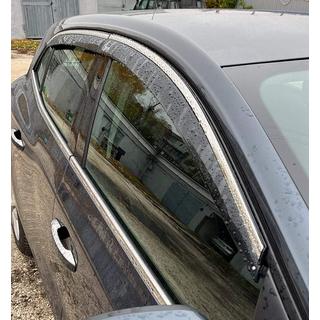 Deflectores de Ventana con Moldura Cromada HB (4 uds, Niken) Renault Megane IV 2016-2025 foto 1