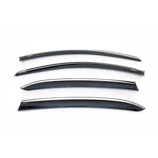 Deflectores de Ventana con Moldura Cromada HB (4 uds, Niken) Renault Megane IV 2016-2025 foto 3