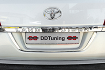 Toyota Land Cruiser 200 2007-2021 Soporte de Matrícula Estándar Negro foto 2