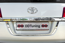Toyota Land Cruiser 200 2007-2021 Soporte de Matrícula Estándar Negro foto 6