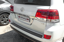 Toyota Land Cruiser 200 2007-2021 Soporte de Matrícula Estándar Negro foto 10