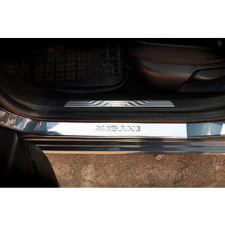 Protecciones de umbral interior OmsaLine (2 uds, acero inoxidable) Renault Megane IV 2016-2025 foto 3