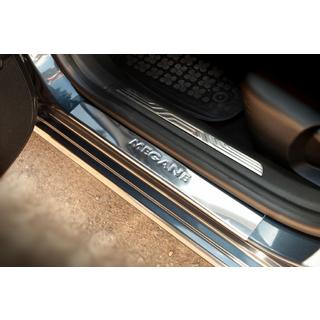 Protecciones de umbral interior OmsaLine (2 uds, acero inoxidable) Renault Megane IV 2016-2025 foto 2