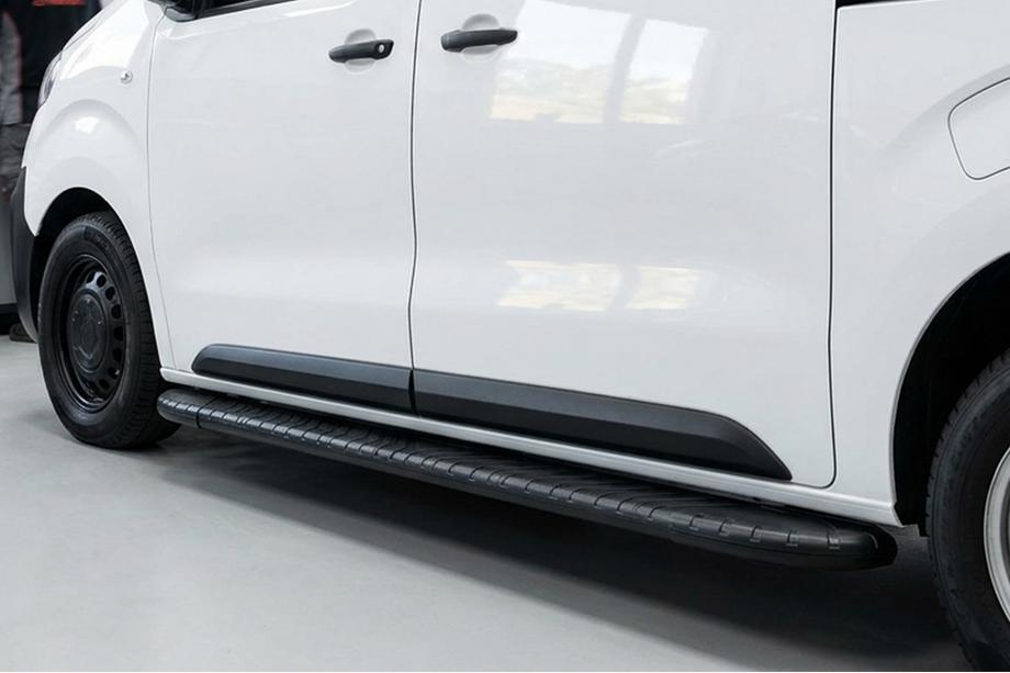 Opel Vivaro 2019- Estribos Laterales Bosphorus Black (2 uds., Aluminio) Image