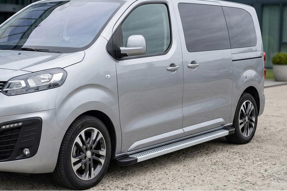 Opel Vivaro 2019- Estribos Laterales Maya V2 (2 uds., Aluminio) Image