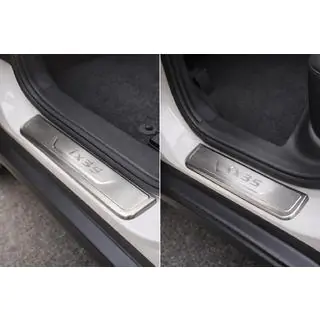 Protector de umbral Libao (4 uds, acero inoxidable)