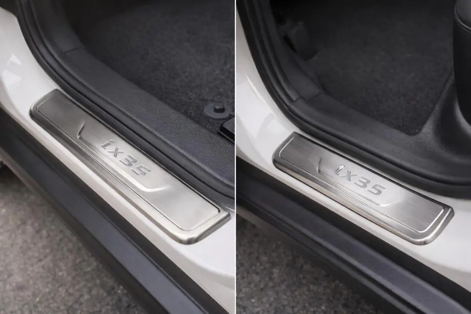 Hyundai IX-35 2010-2015 Protector de umbral Libao (4 uds, acero inoxidable) Image