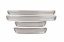 Hyundai I-30 2007-2011 Protector de umbral Libao (4 uds, acero inoxidable) foto 2