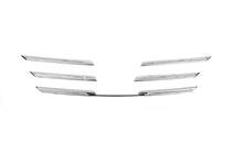 Renault Megane IV 2016-2025 Cubiertas de Parrilla Cromadas 2016-2021 (5 uds, Acero Inoxidable) Carmos - Acero Inoxidable Turco foto 3