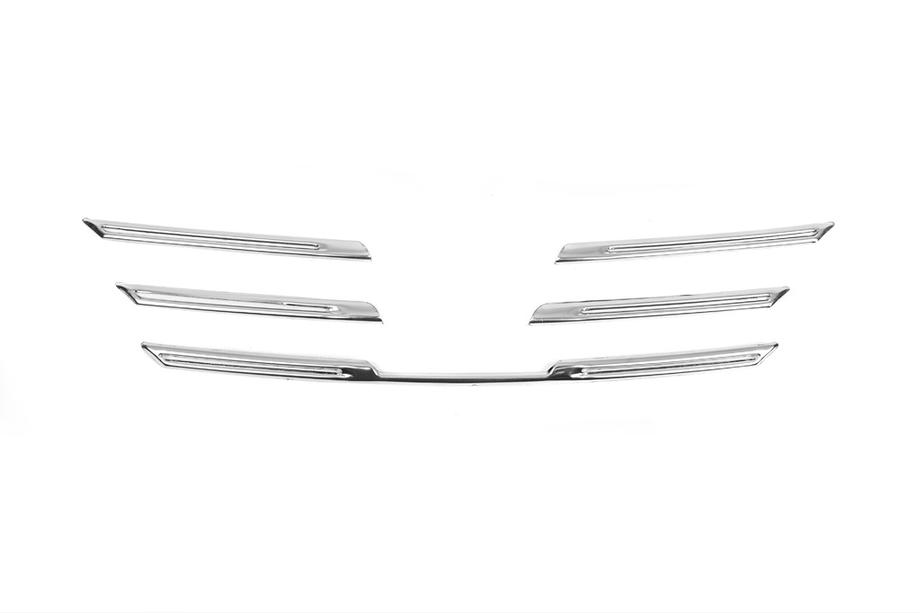 Renault Megane IV 2016-2025 Cubiertas de Parrilla Cromadas 2016-2021 (5 uds, Acero Inoxidable) Foto 3