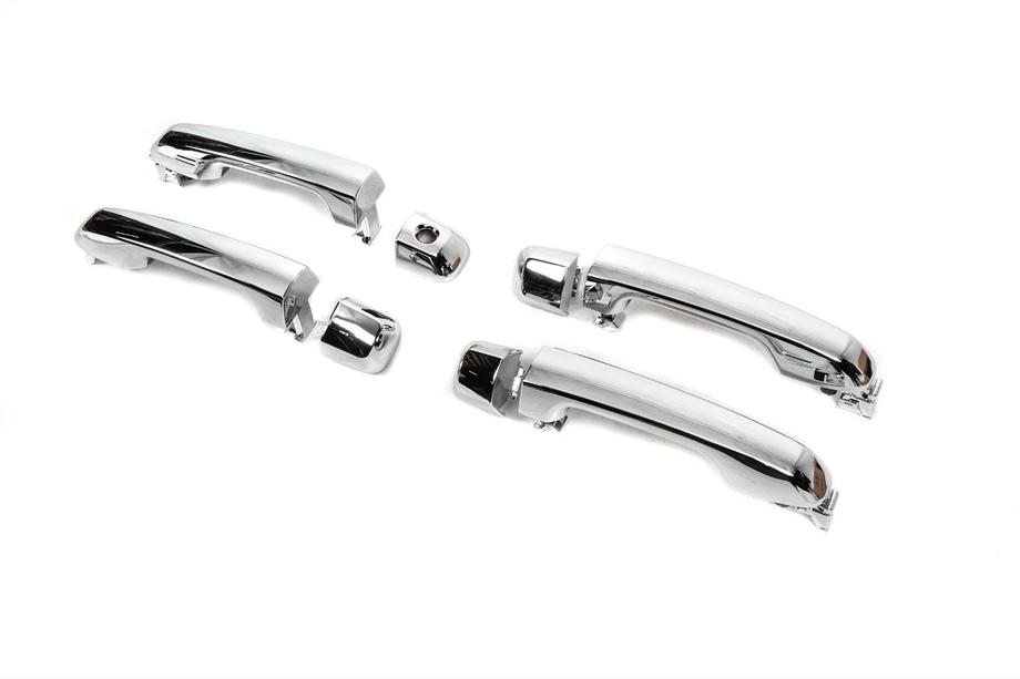 Toyota Land Cruiser 200 2007-2021 Manijas de puerta completas 2015-2021 (Cromo, 4 uds) Image