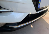 Nissan Qashqai 2014-2021 Protector de parachoques delantero de acero inoxidable (2017↗︎) OmsaLine - Acero Inoxidable Italiano foto 1