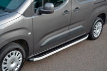 Peugeot Partner/Rifter 2019- Estribos Laterales Fullmond (2 uds., Aluminio) foto 2