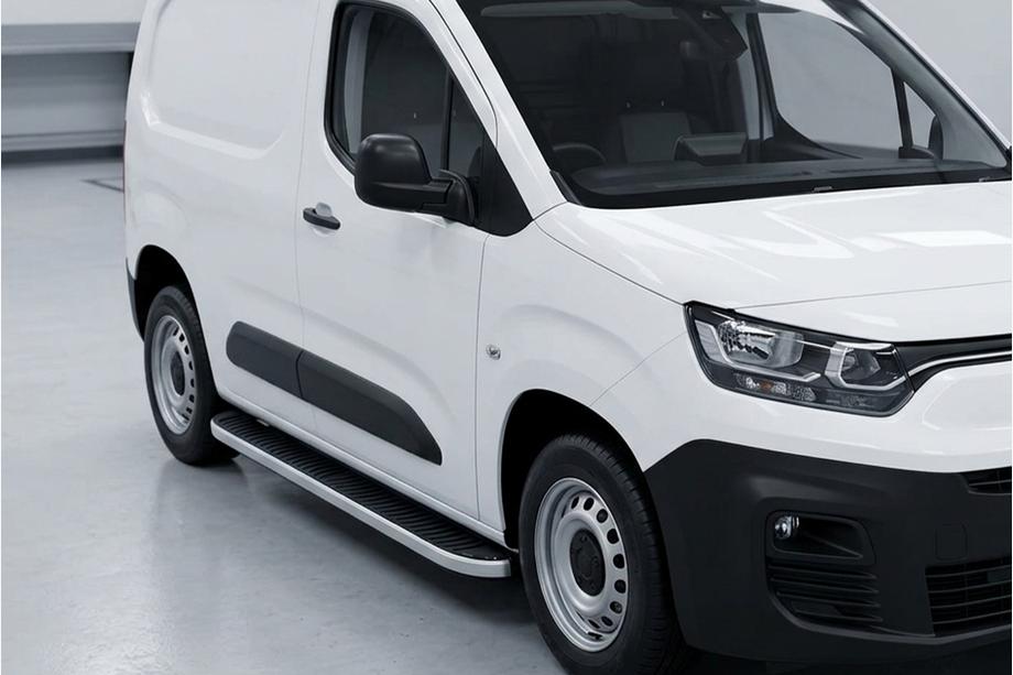 Peugeot Partner/Rifter 2019- Estribos Laterales Tayga Grey (2 uds., Aluminio) Image