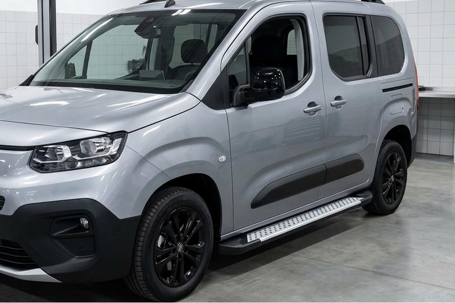 Opel Combo 2019- Estribos laterales Allmond Grey (2 uds., aluminio) Image