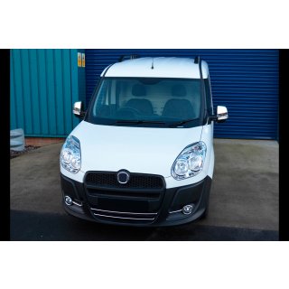 Moldura para rejilla inferior (2010-2015, 2 uds, acero inoxidable) Fiat Doblo II 2010-2022 foto 4