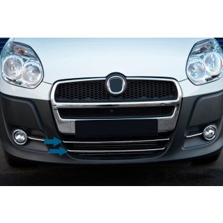 Moldura para rejilla inferior (2010-2015, 2 uds, acero inoxidable) Fiat Doblo II 2010-2022 foto 2