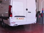 Mercedes Sprinter W907/W910 2018- Cubierta de parachoques trasero (imprimada para pintar) foto 4