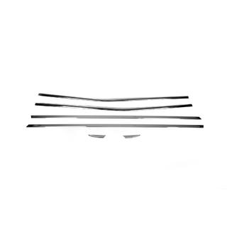 Molduras inferiores de ventanas (HB, 6 pzs, acero inoxidable) Renault Megane IV 2016-2025 foto 2
