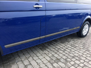 Volkswagen T5 Multivan 2003–2010 Molduras de Puerta (Acero Inoxidable, Cromo Negro) foto 1