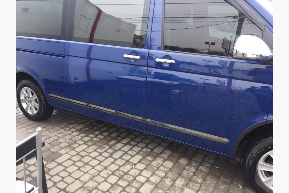 Volkswagen T6 2015-2024 Molduras de Puerta (Acero Inoxidable, Cromo Negro) Image
