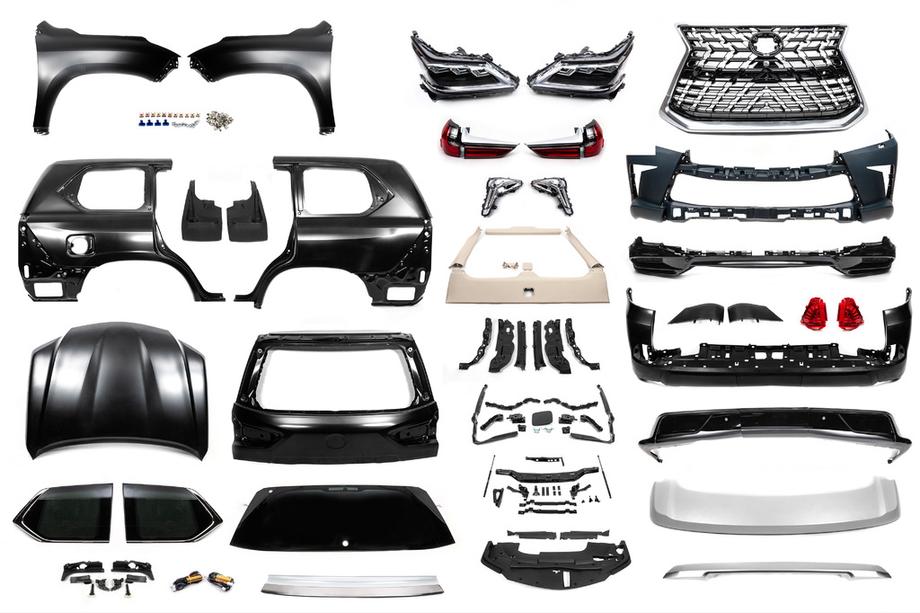 Lexus LX570/450d 2008-2022 Kit de restyling TRD 2021 (con reemplazo de aletas traseras) Foto 2