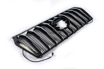 Toyota Land Cruiser Prado 150 2009-2023 Parrilla 2017↗ LED (Zeus Silver) foto 4