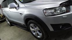 Chevrolet Captiva 2006-2019 Estribos laterales Bosphorus Grey (2 uds., aluminio) foto 2