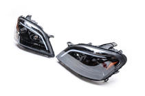 Mercedes ML W164 2005-2011 Faros delanteros con elemento LED (2005-2008, 2 uds, oscuros) foto 4