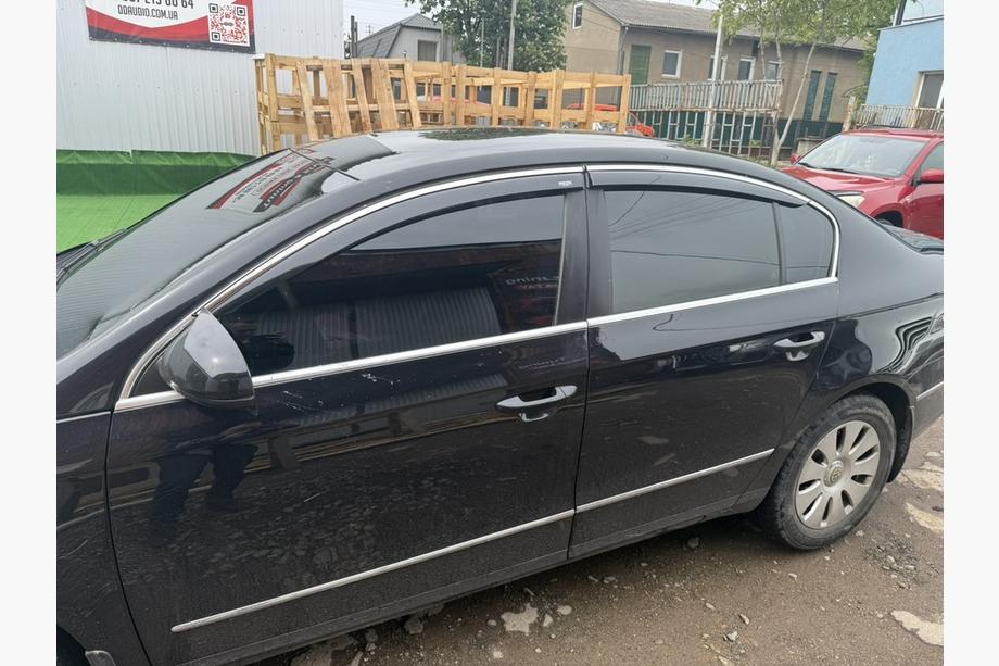 Volkswagen Passat B7 2012-2015 Deflectores de ventana con moldura cromada SD (EU, 4 uds, Niken) Foto 7