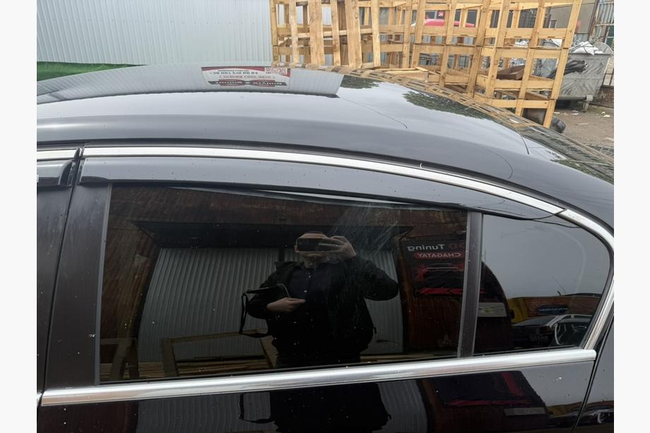 Volkswagen Passat B7 2012-2015 Deflectores de ventana con moldura cromada SD (EU, 4 uds, Niken) Foto 2