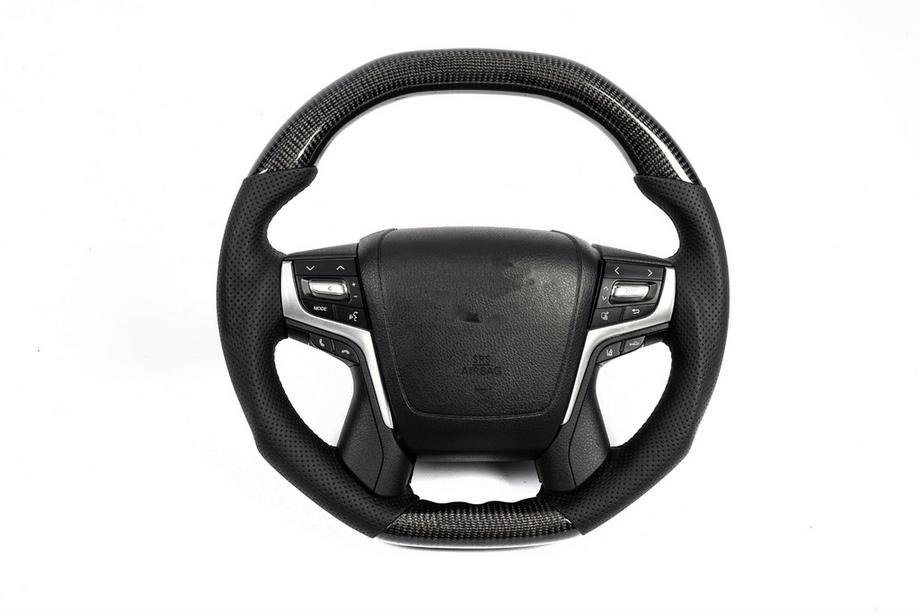 Toyota Land Cruiser 200 2007-2021 Volante completo (Carbono) Image