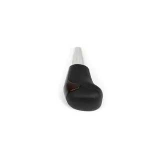 Pomo de Palanca de Cambios (Cuero Negro + Madera Oscura) foto 3