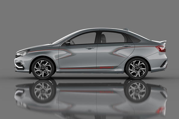 Variante deportiva de la berlina Lada Vesta Sport Foto 3
