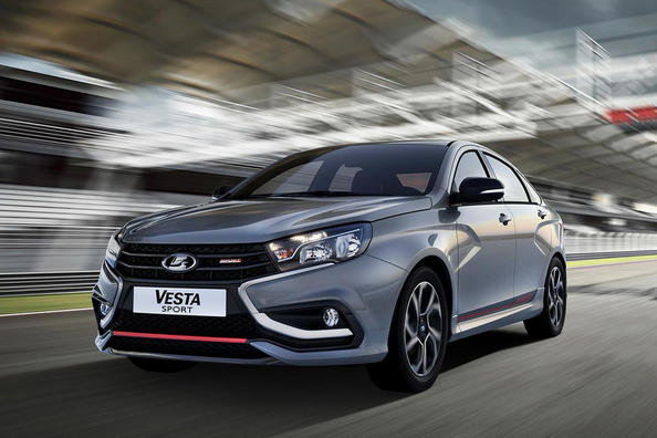 Variante deportiva de la berlina Lada Vesta Sport Foto 2