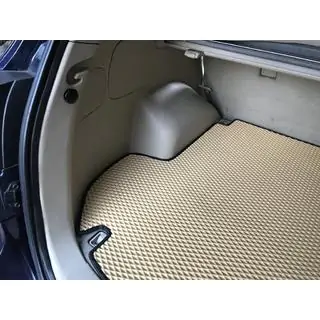 Alfombrilla de maletero (EVA, Beige) (5 plazas) Hyundai Santa Fe 2 2006-2012 foto 2