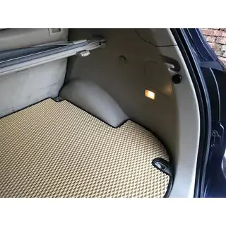 Alfombrilla de maletero (EVA, Beige) (5 plazas) Hyundai Santa Fe 2 2006-2012 foto 3
