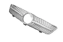 Mercedes CLS C219 2004-2010 Parrilla Delantera (2008-2010, Diamond Silver) foto 4