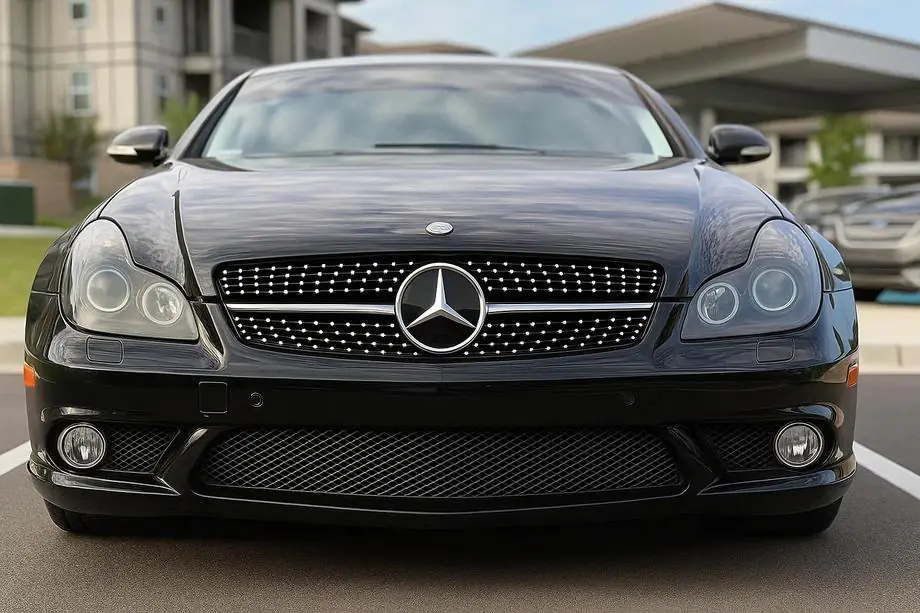 Mercedes CLS C219 2004-2010 Parrilla Delantera (2008-2010, Diamond Silver) Image