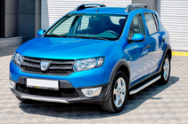 Renault Sandero 2013-2022 Estribos Laterales Fullmond (2 uds., Aluminio) foto 1